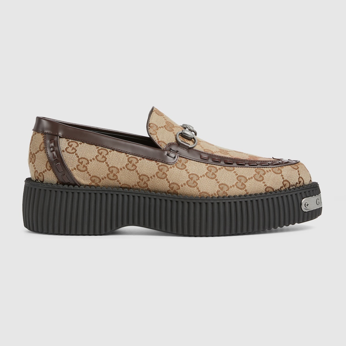 Men's Gucci Horsebit GG creeper loafer - 1