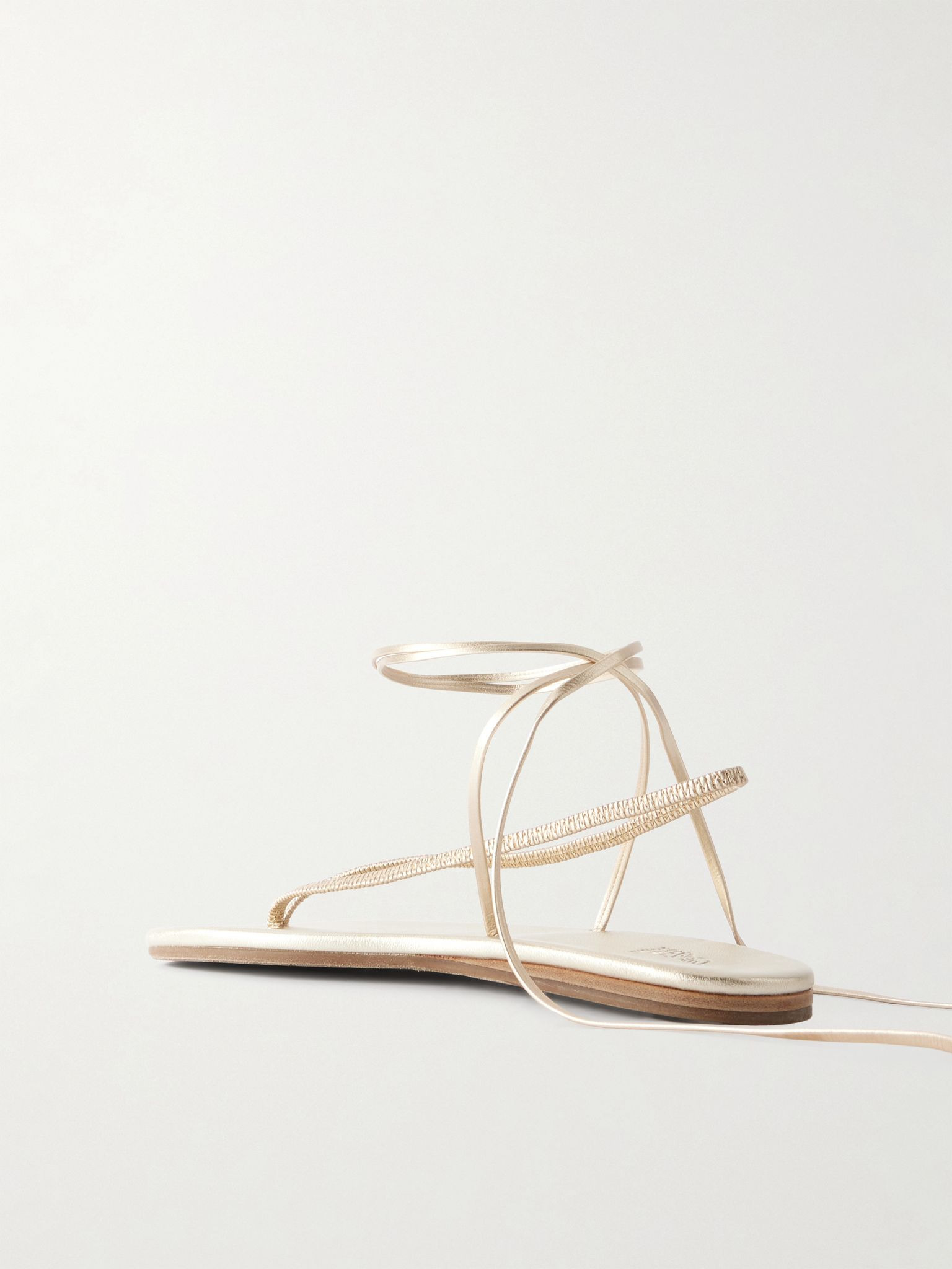 Sfendoni metallic sandals Gold - 3