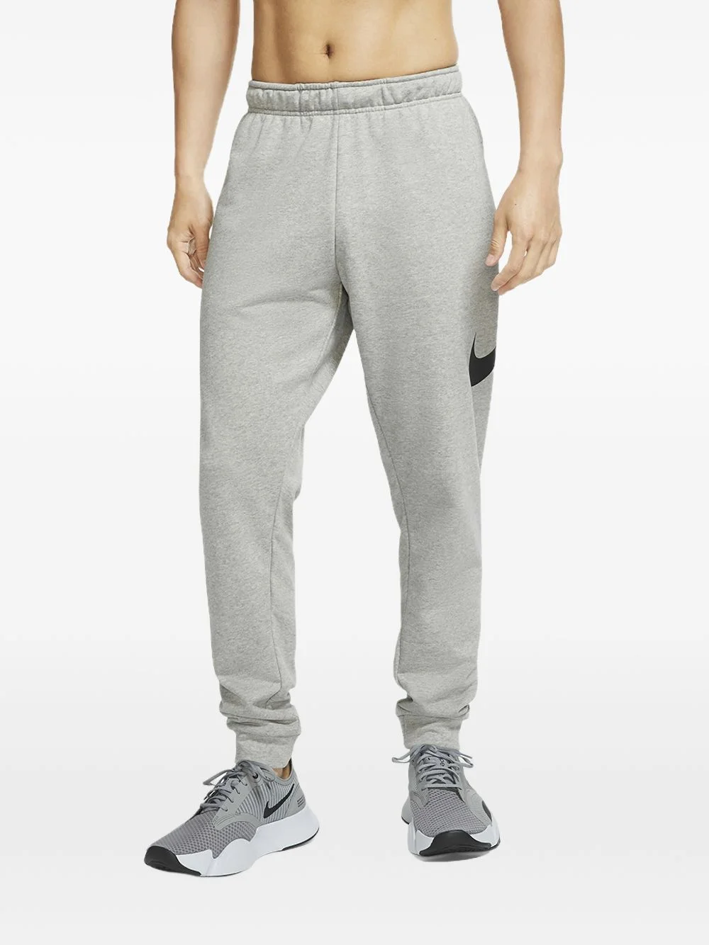 Nike 드라이 그래픽 Dri-FIT 테이퍼 피트니스 스웨터 'Dark Grey Heather' CU6775-063 - 1
