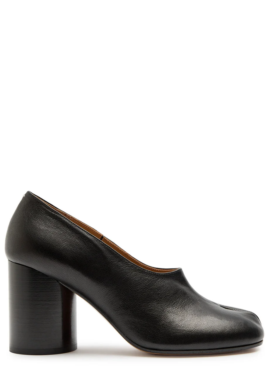 Maison Margiela Tabi 80 Grained Leather Pumps - 1