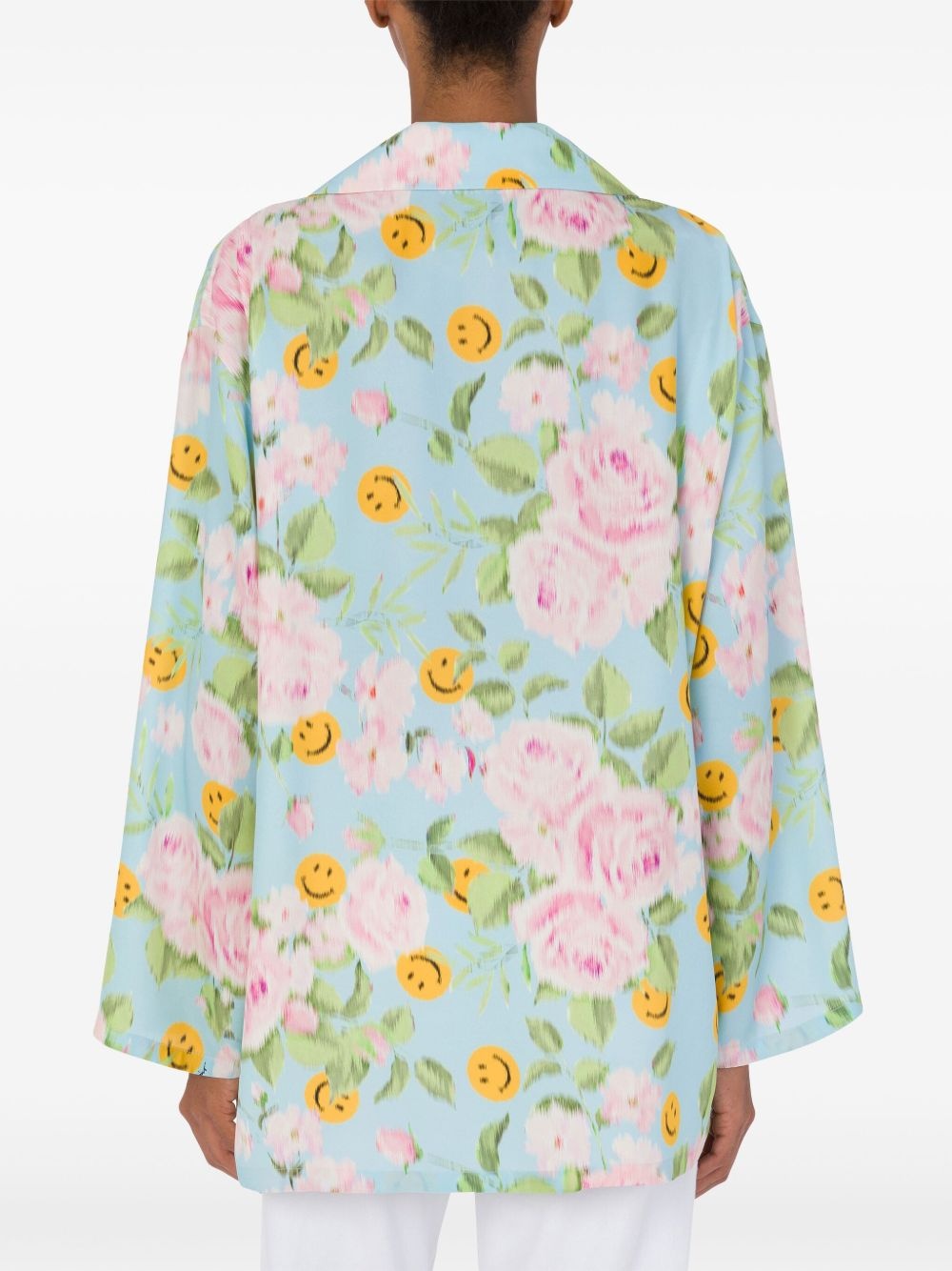 floral-print shirt - 3