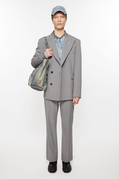 Acne Studios Regular fit suit jacket - Cold grey outlook