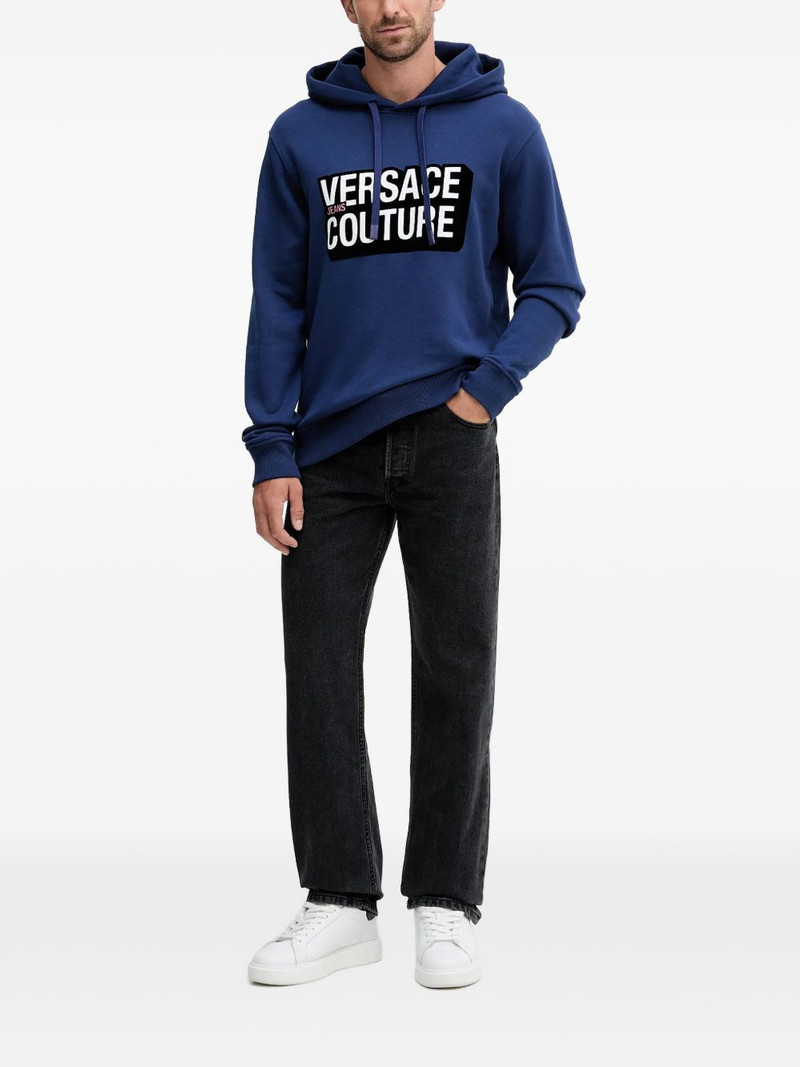 VERSACE JEANS COUTURE logo-detailed hoodie outlook