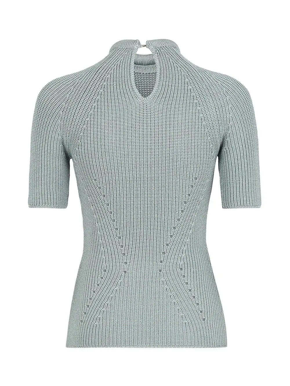 knitted slim-fit top - 2