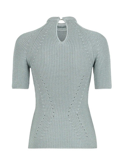 FENDI knitted slim-fit top outlook