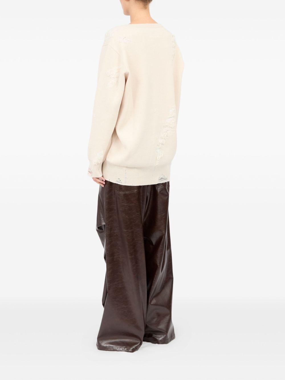 distressed sweatshirt - 6
