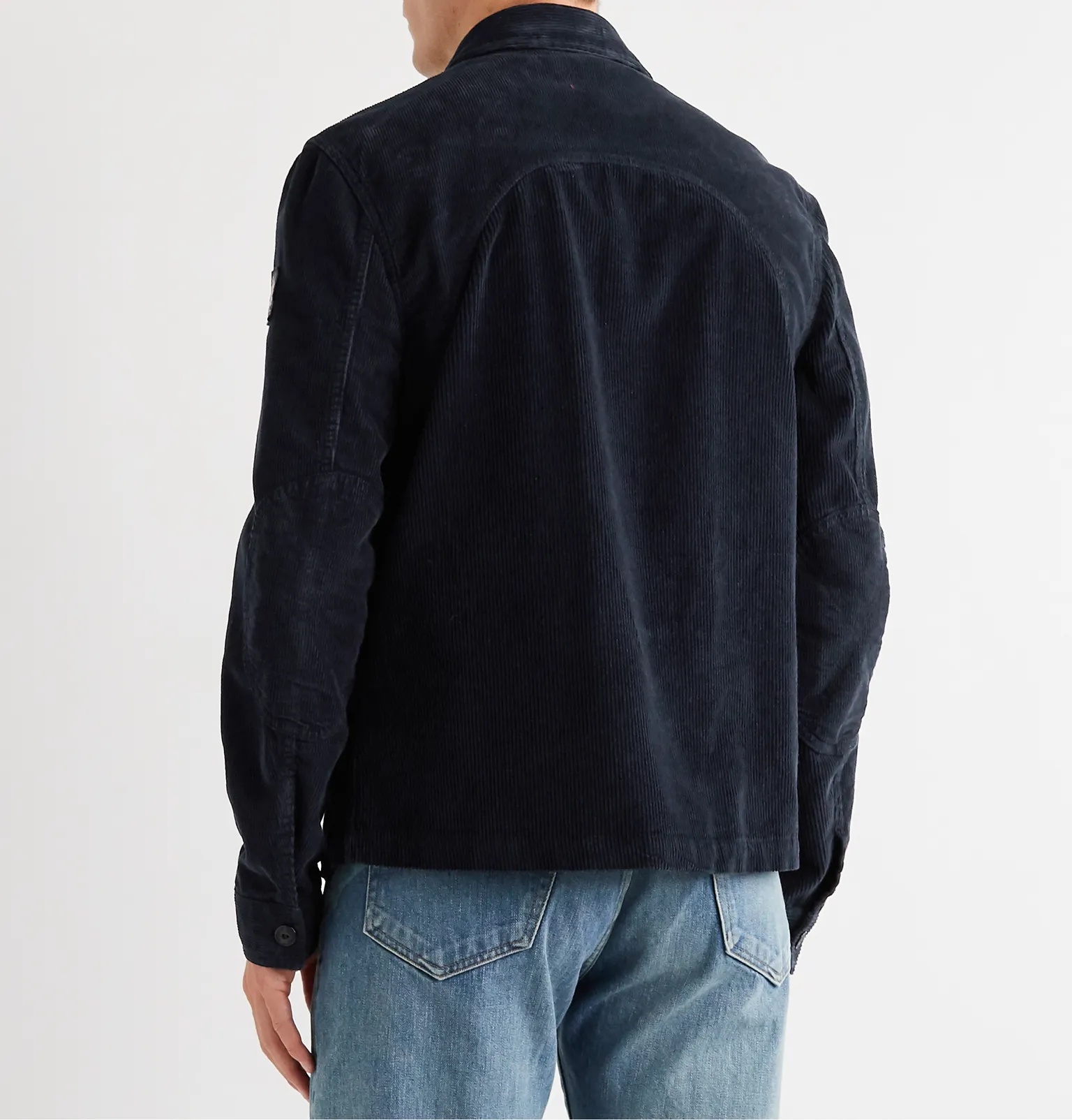 Rake Canvas-Trimmed Cotton-Corduroy Shirt Jacket - 4