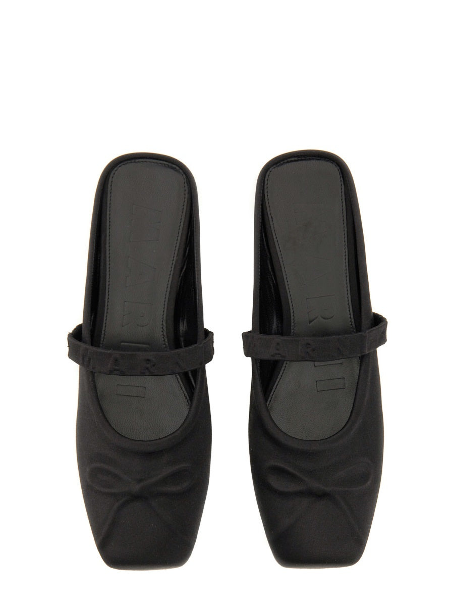 Marni Women Ballerina Sabot "Little Bow - 6