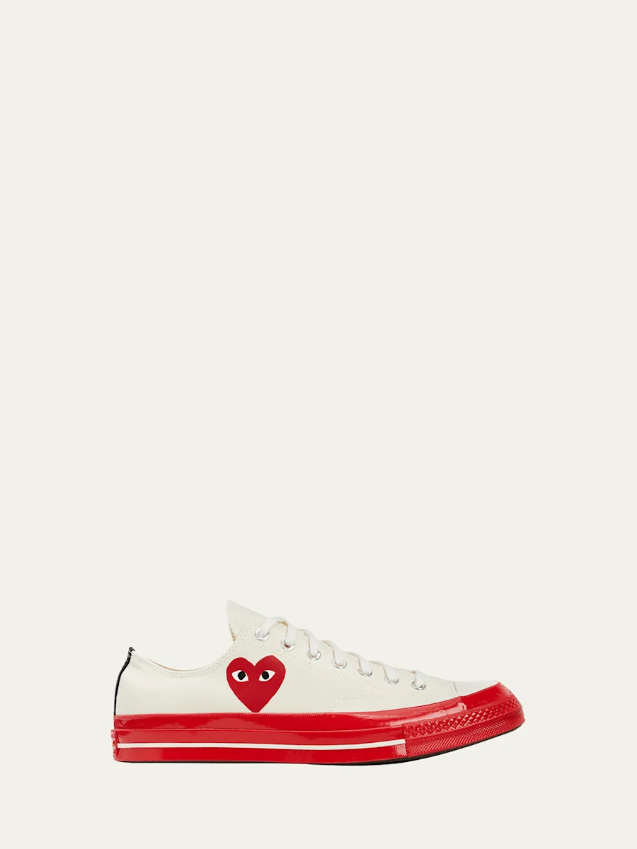 x Converse Men's PLAY Chuck 70 Low-Top Canvas Sneakers - 1