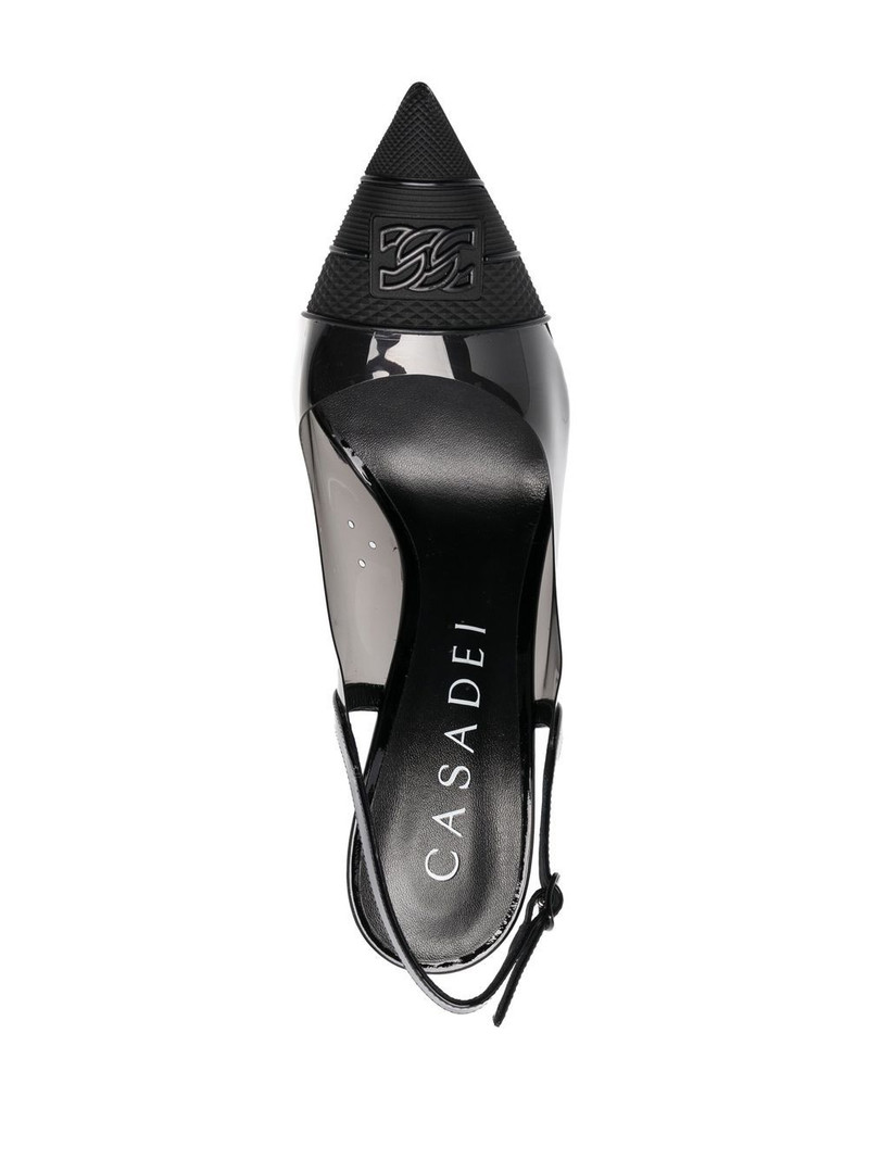 Blade Fluo PVC leather pumps 4