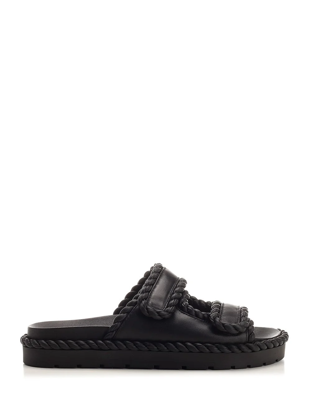 Bottega Veneta Women Black "Jack" Flat Mules - 1