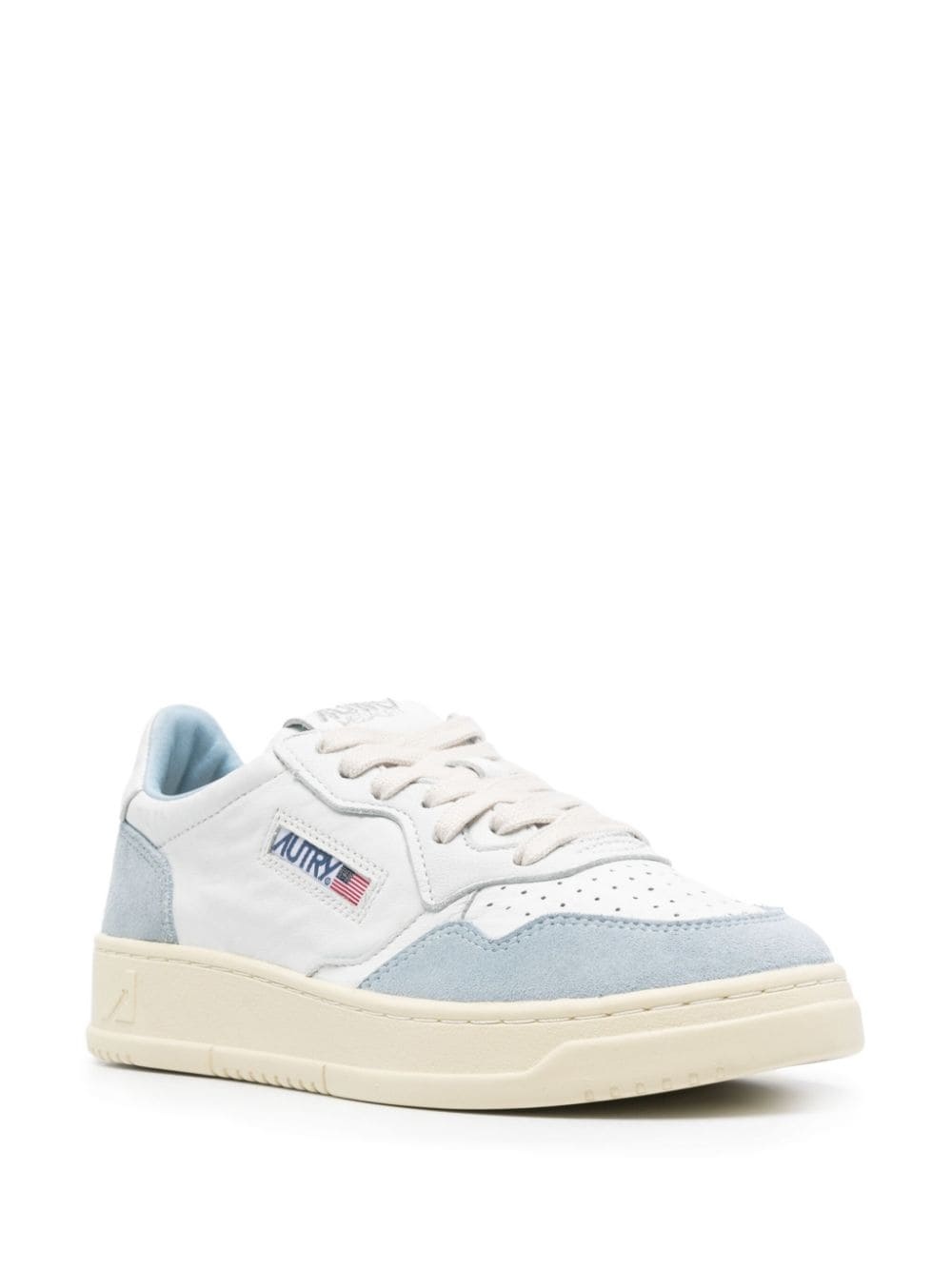 Medalist panelled leather sneakers - 2