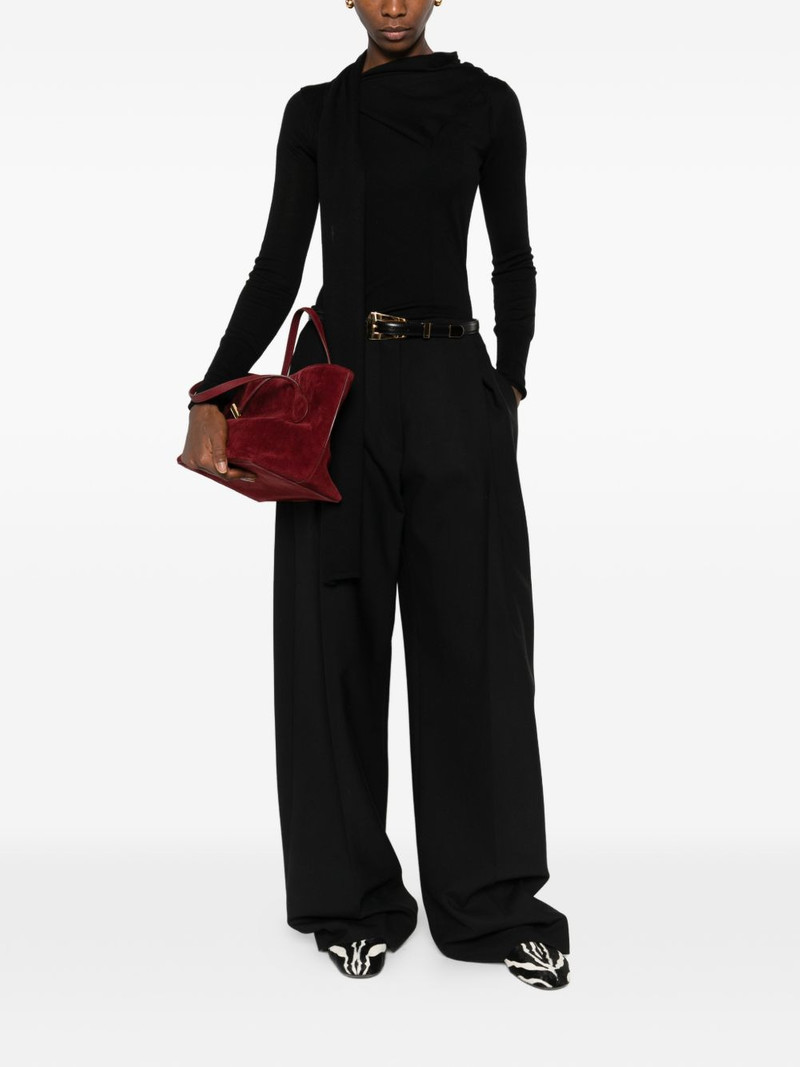 MKDT STUDIO scarf-detail sweater outlook