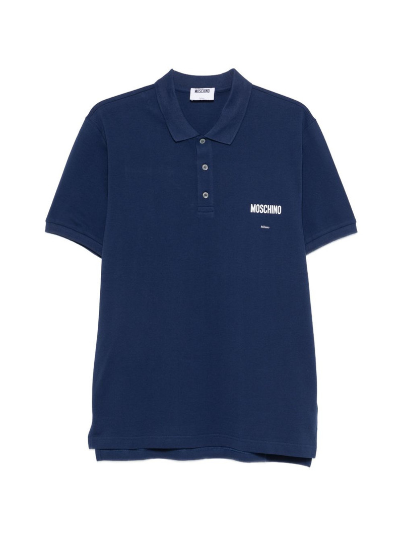 logo-print polo shirt 1