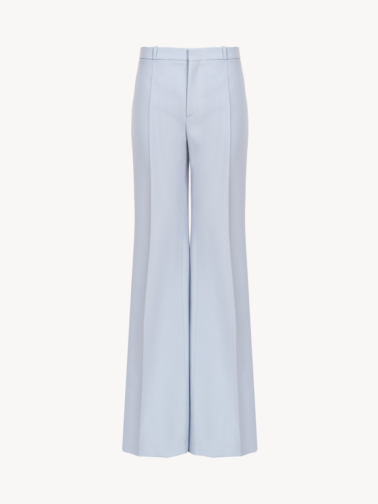 FLARED TAILORED PANTS IN WOOL CRÊPE - 2