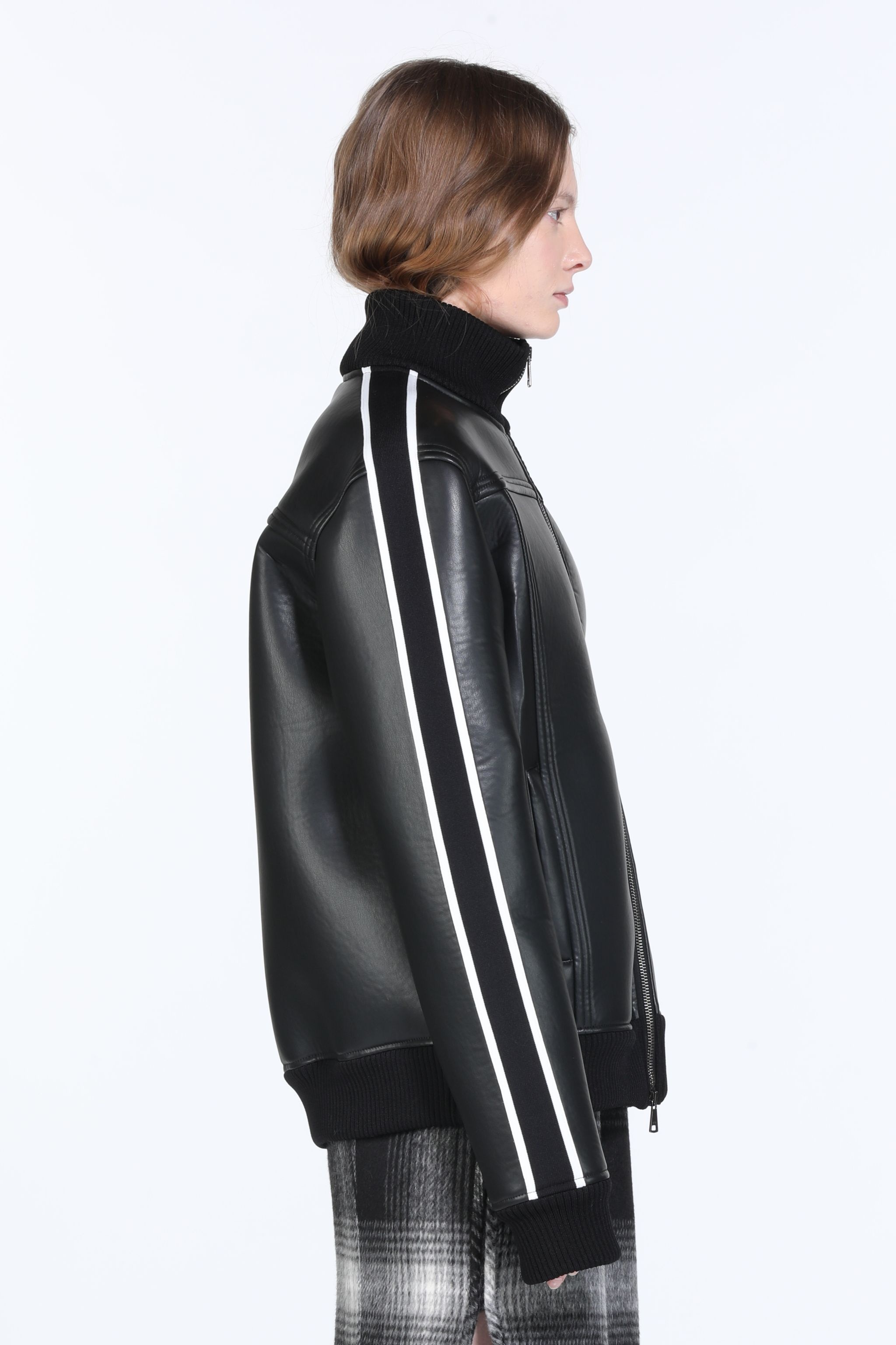 SYNTHETIC-LEATHER JACKET - 3