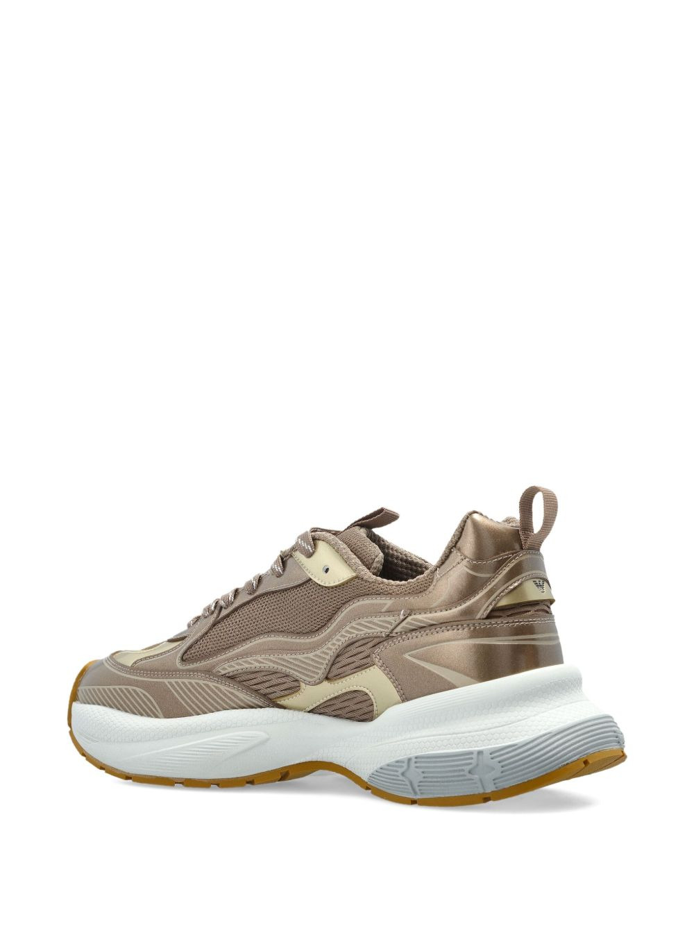 metallic mesh sneakers - 4