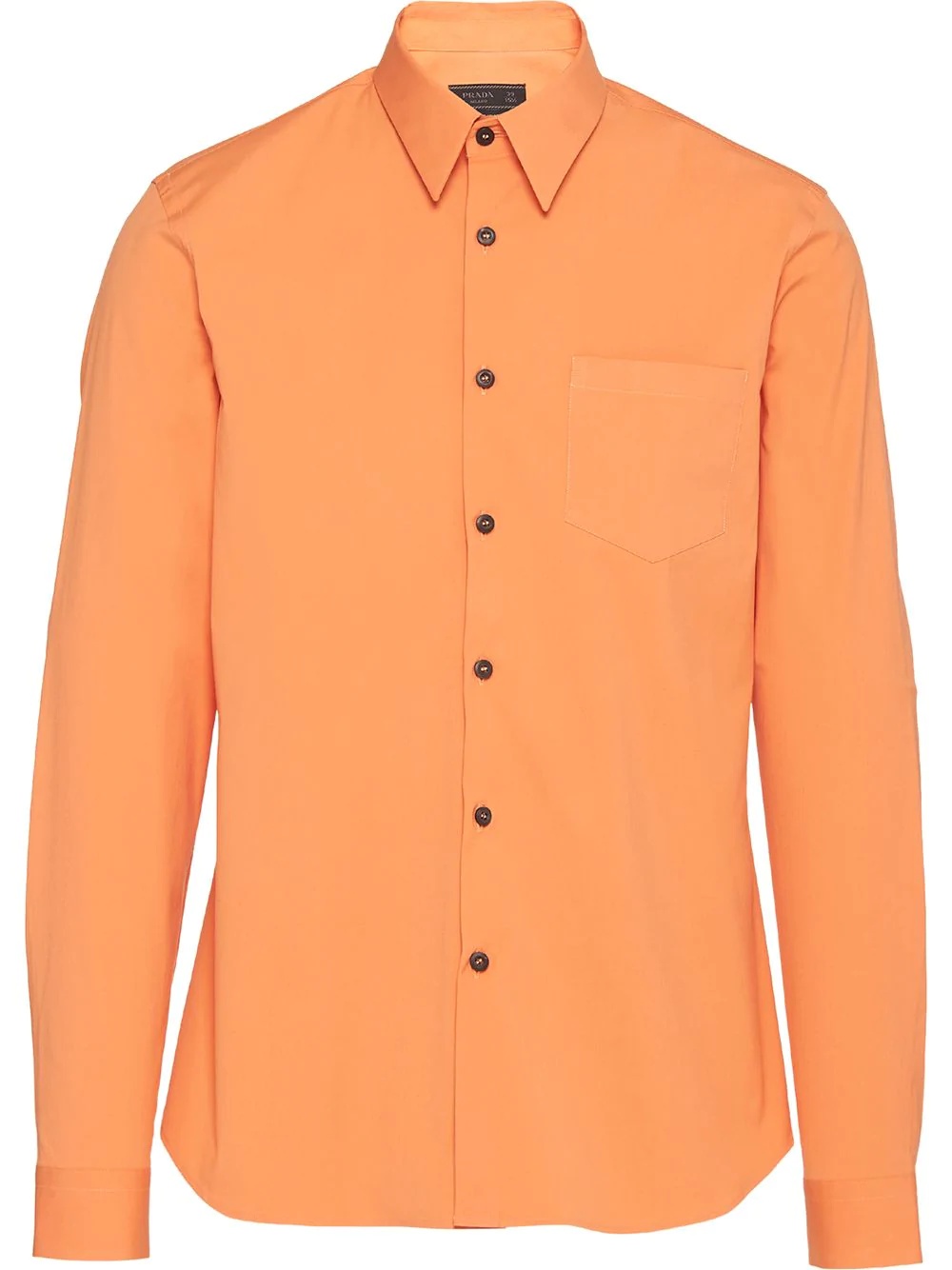 fitted button-up shirt - 1