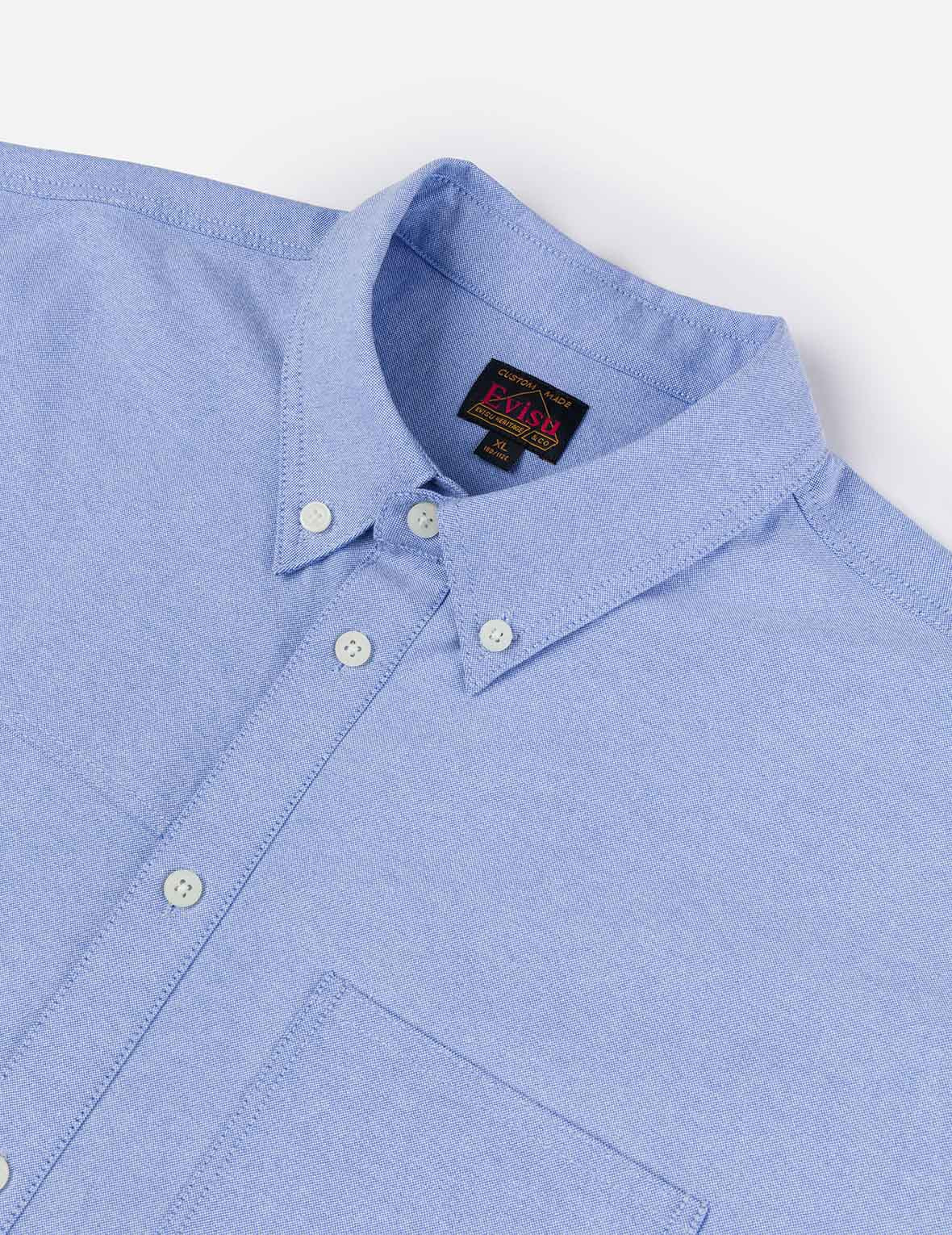 Logo Sashiko and Seagull Print Relax Fit Long-sleeve Shirt - 10
