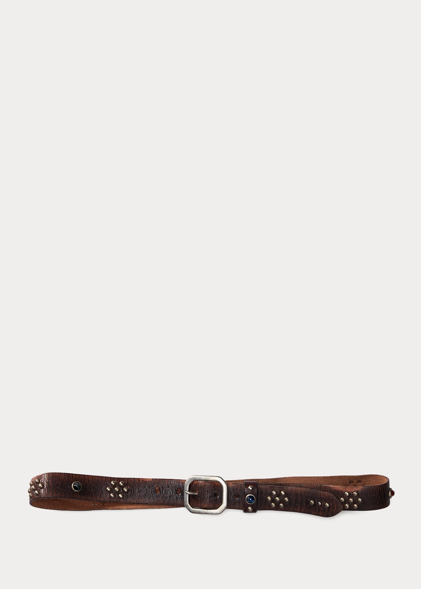 Studded Leather Belt - 2