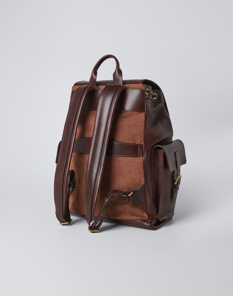 Brunello Cucinelli Calfskin city backpack outlook