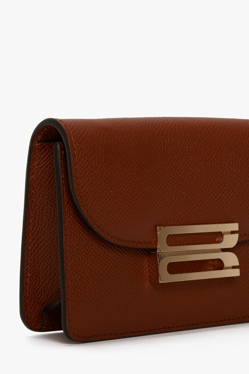 Exclusive Nano Dorian Bag In Tan Grained Leather 4