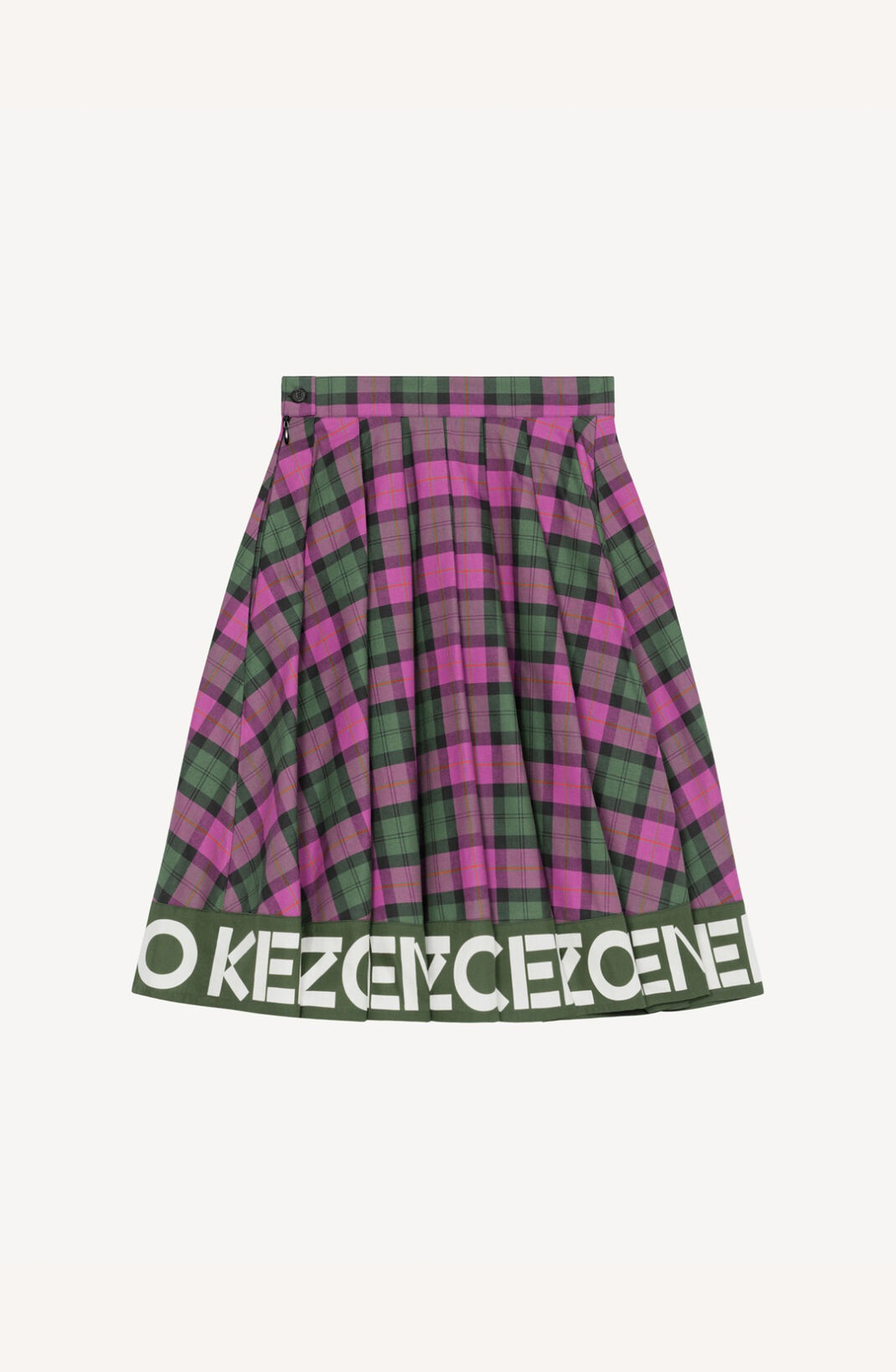 Flared checked skirt - 2