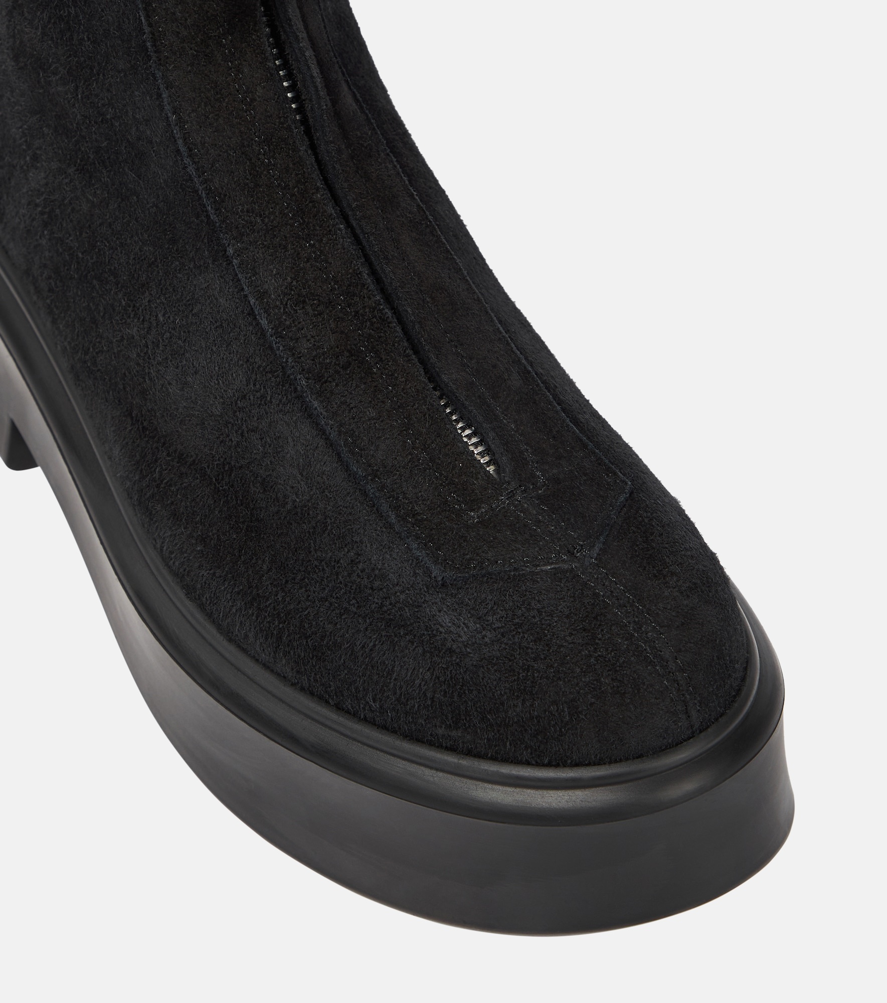 Suede ankle boots - 5
