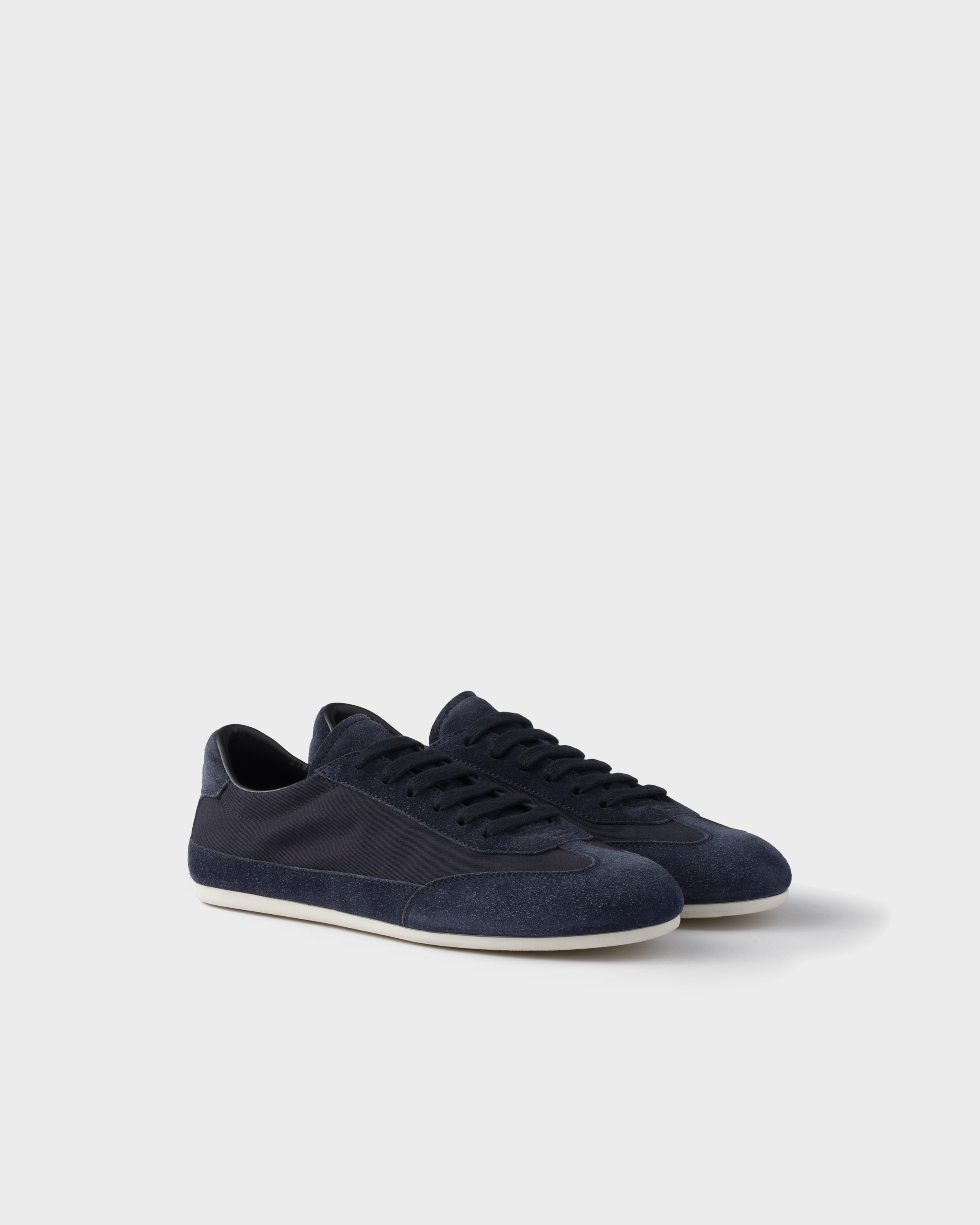 Suede and fabric sneakers - 1