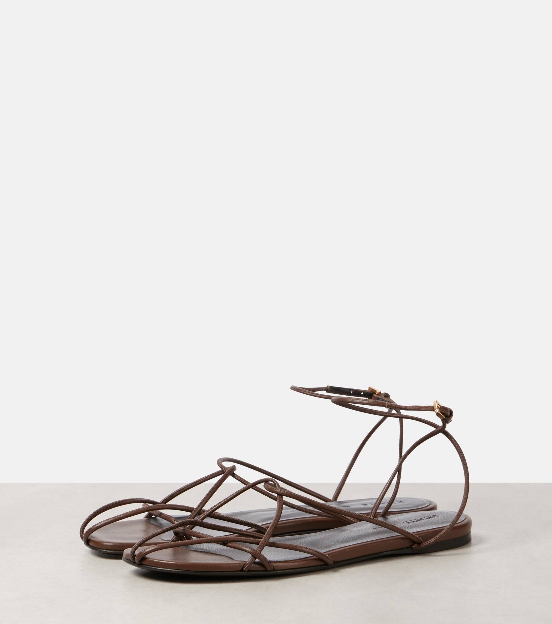 Loulou leather sandals - 4