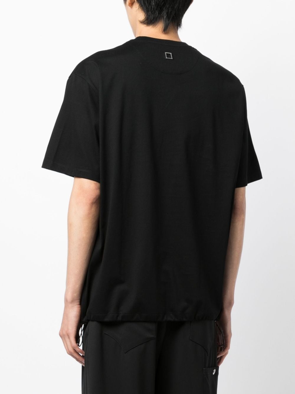 logo-plaque cotton T-shirt - 6