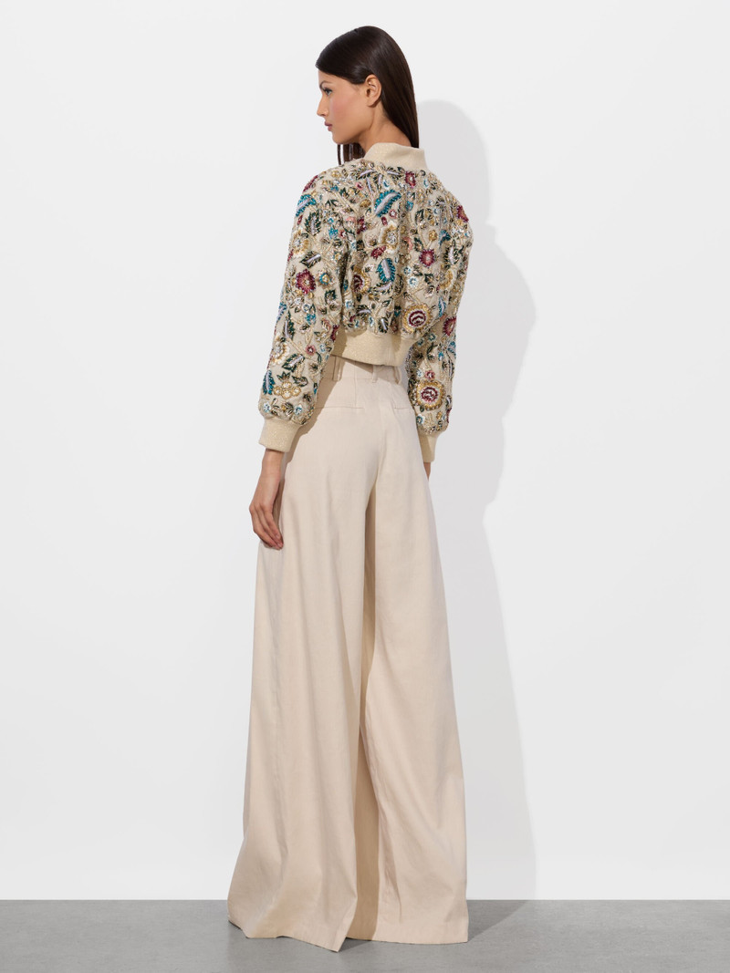 Alice + Olivia ODIE EMBELLISHED BOMBER outlook
