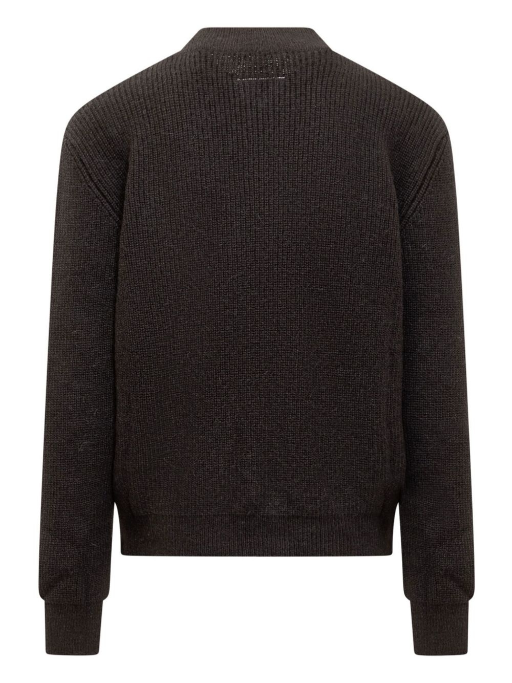 distressed-detail knit cardigan - 2