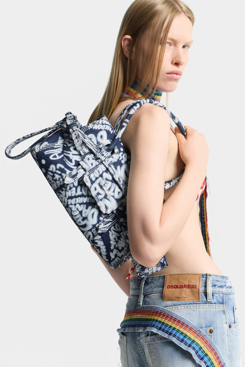 REBEL HIBISCUS TWIN SHOULDER BAG 6