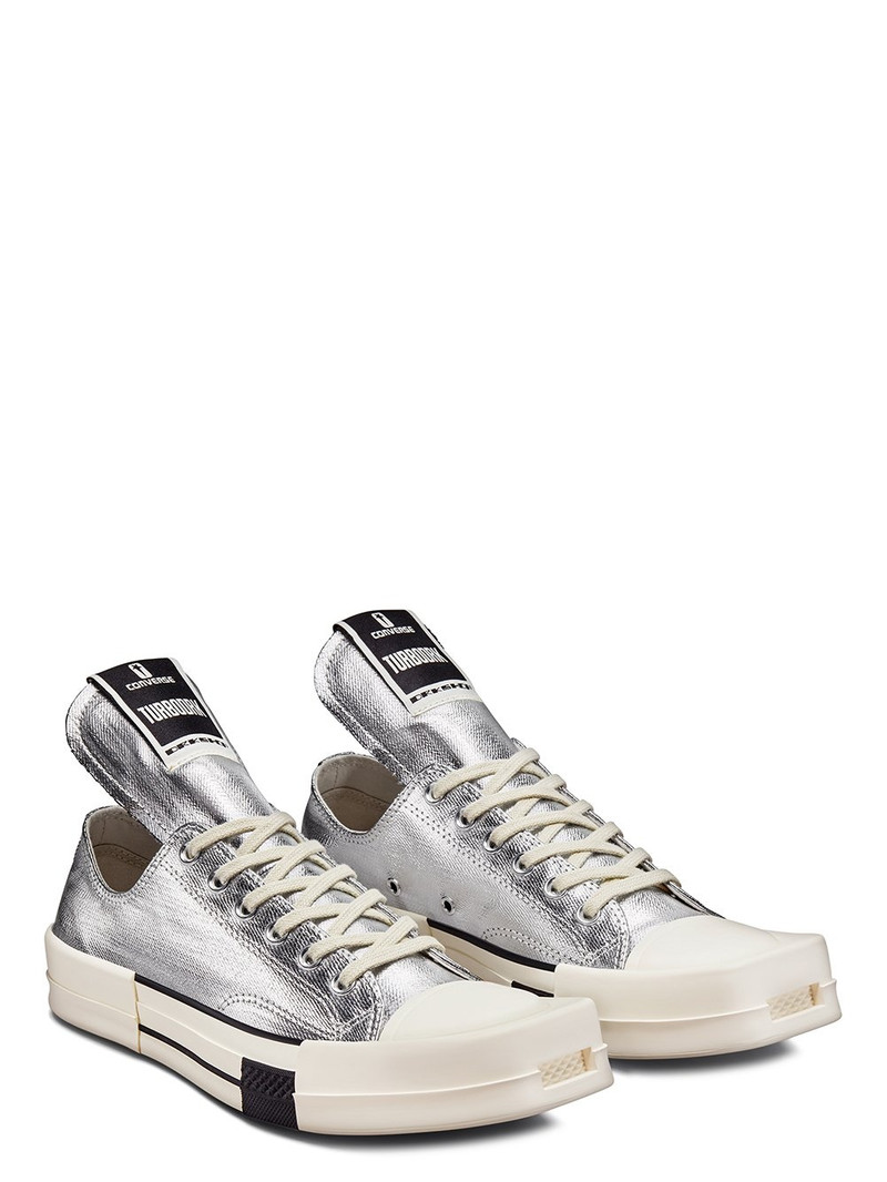 + Converse + DRKSHDW TURBODRK OX Metallic Canvas Sneakers 2