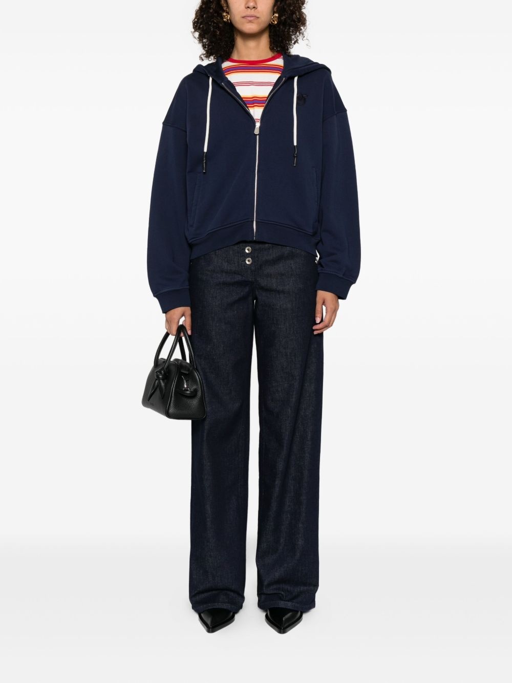 zip-up hoodie - 2