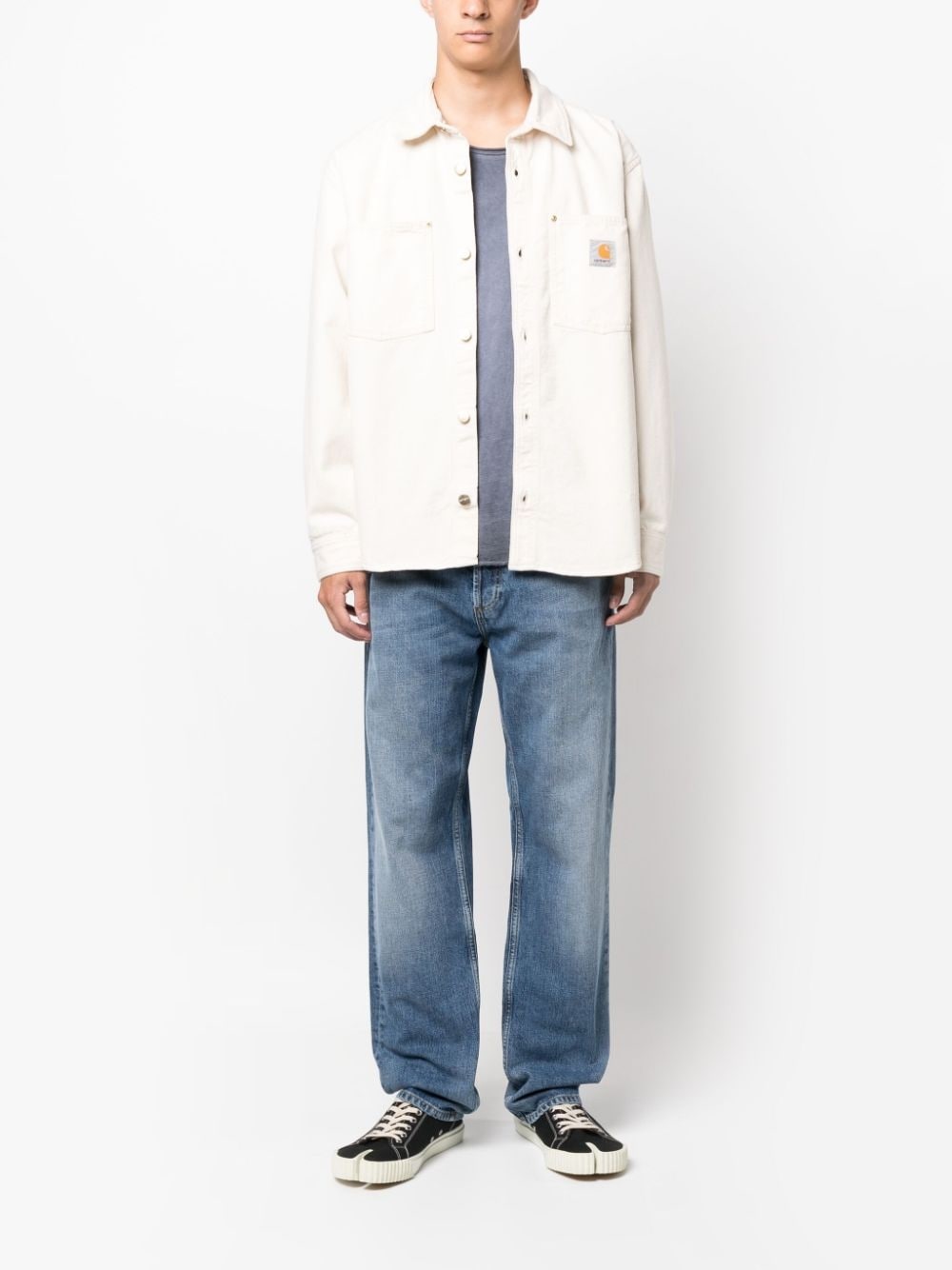 mid-rise straight-leg jeans - 2
