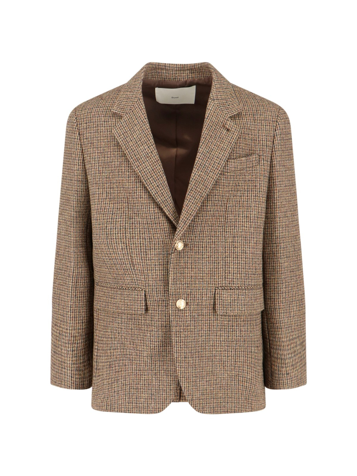 SINGLE-BREASTED WOOL BLEND BLAZER - 1