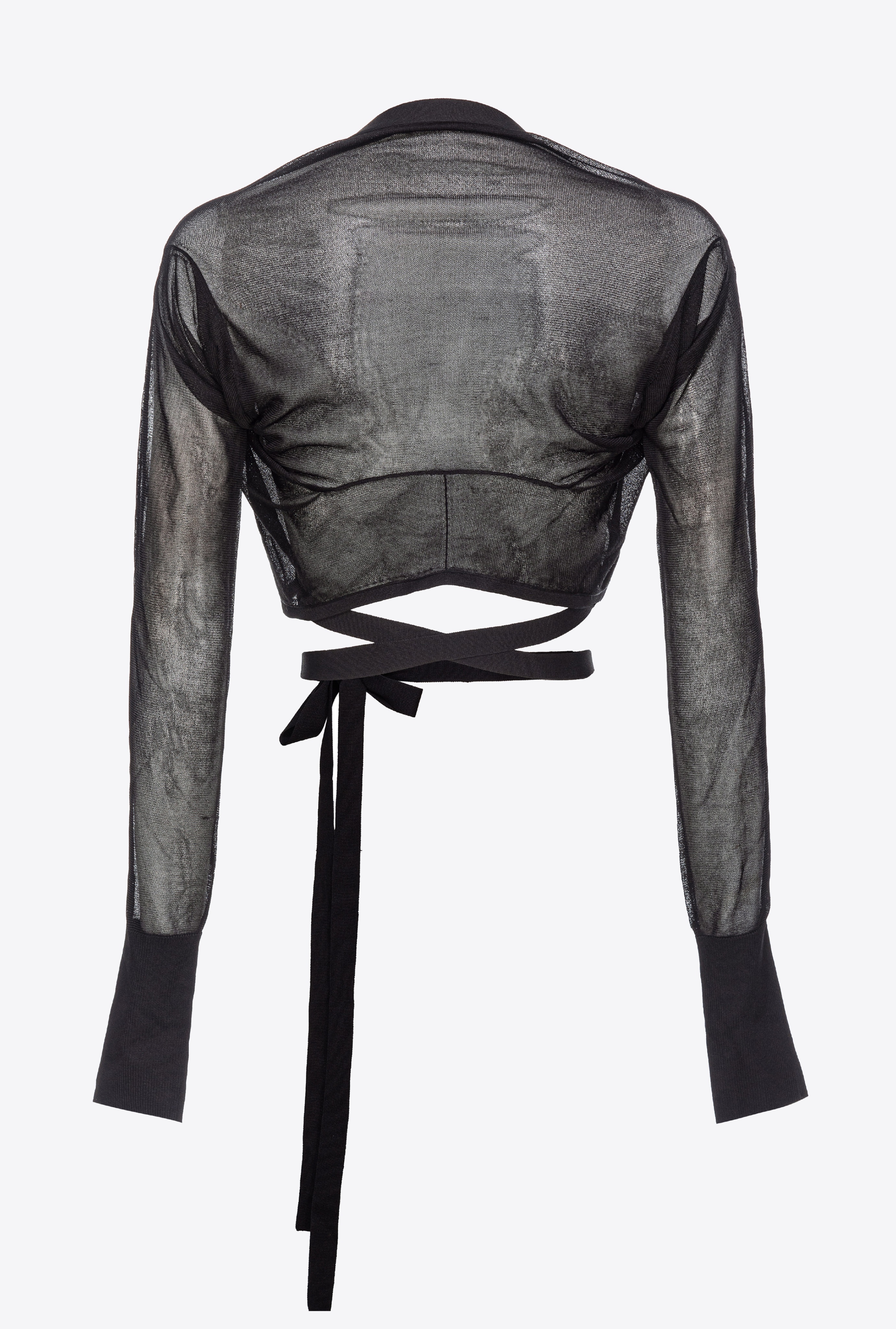 PINKO REIMAGINE SHORT VEIL-EFFECT CARDIGAN BY PATRICK MCDOWELL - 5