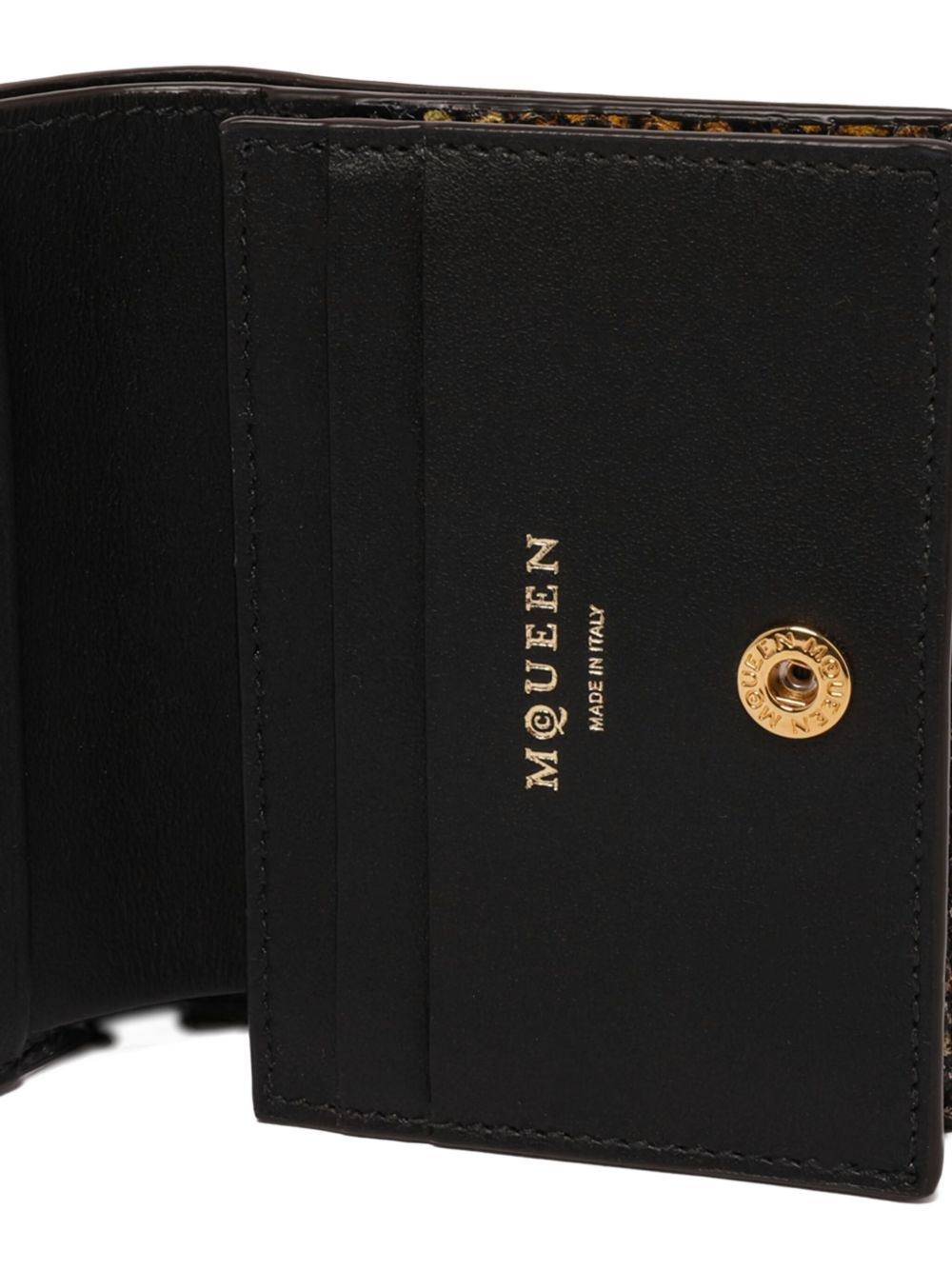 snakeskin-print wallet - 4