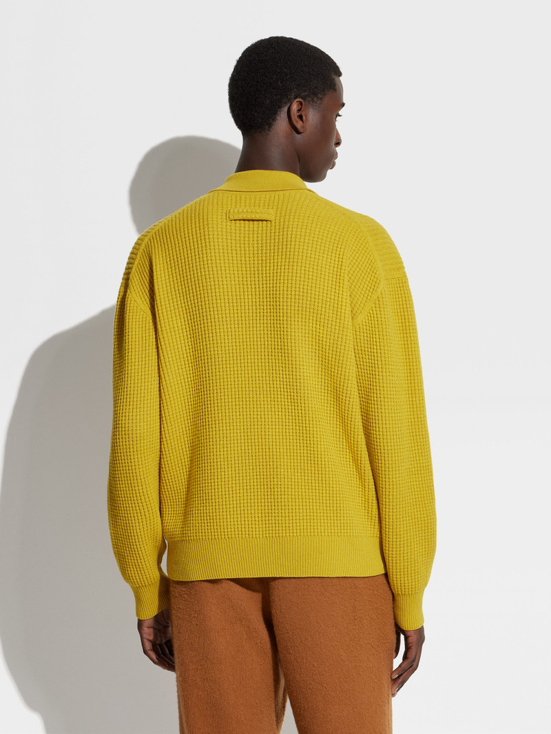 ZEGNA X THE ELDER STATESMAN OASI CASHMERE POLO SHIRT 3