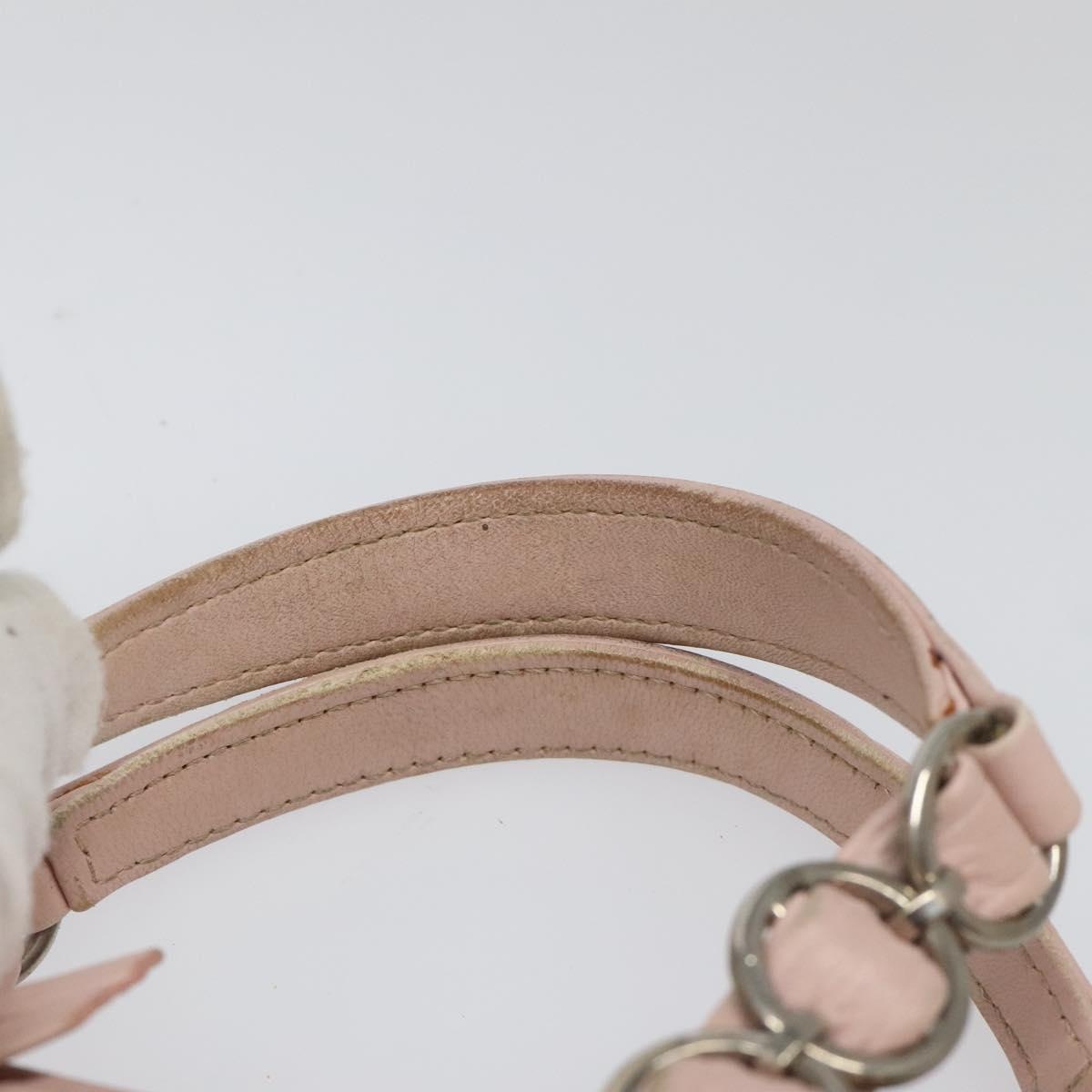 DIOR Trotter Canvas Romantic Hand Bag Pink Silver - 8