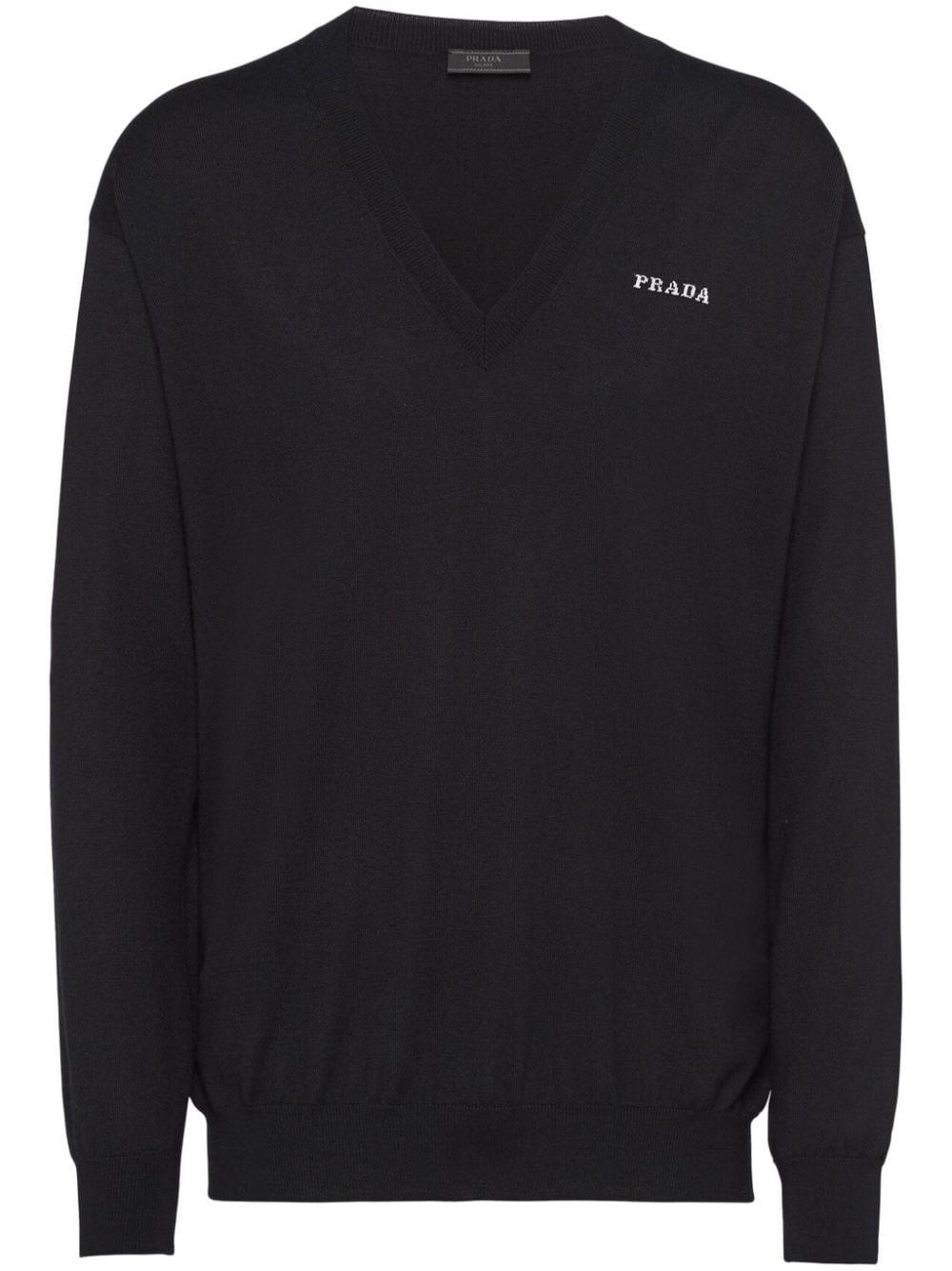 V-neck cashmere jumper - 1