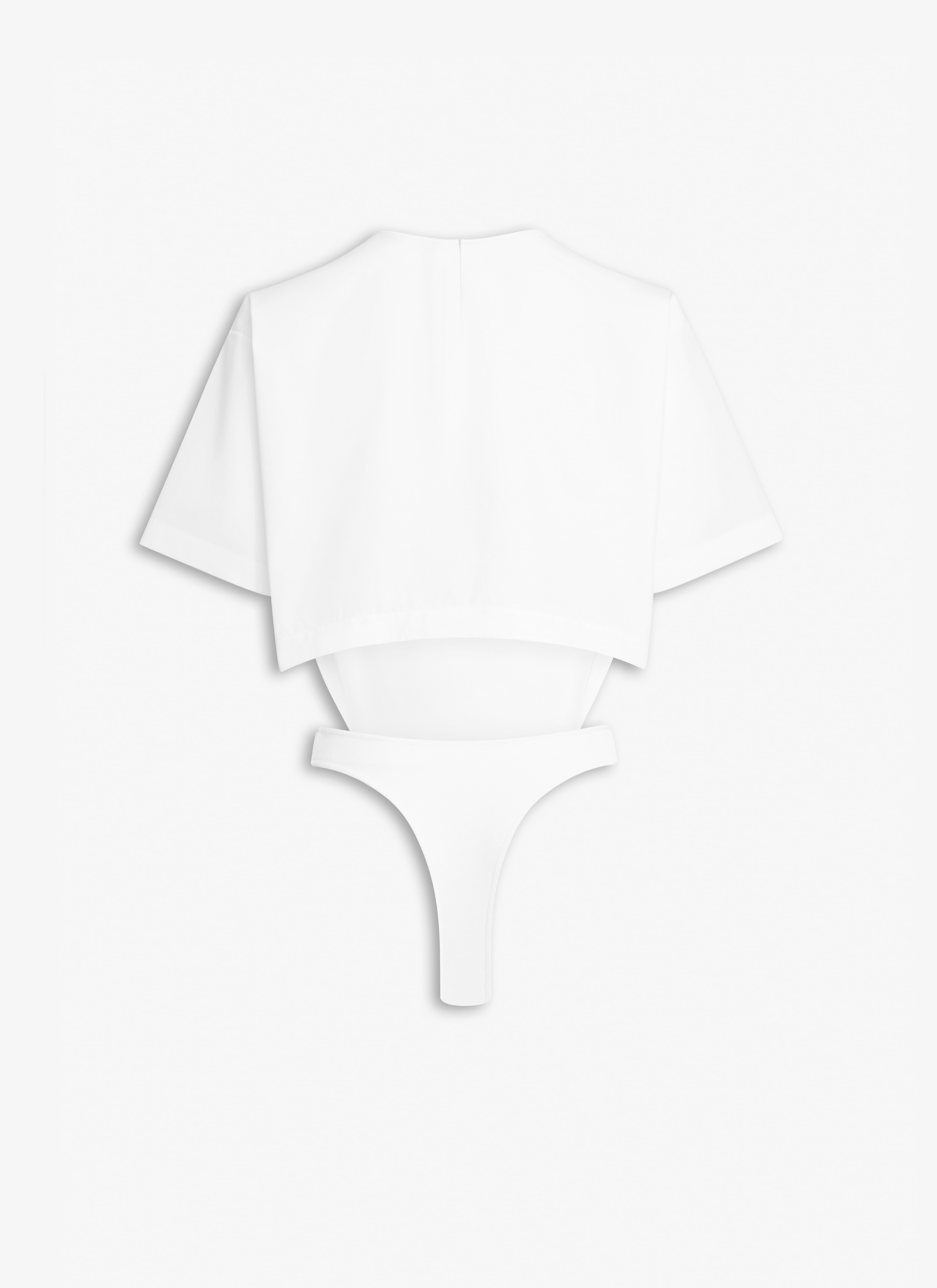 POPLIN BODY T-SHIRT - 2