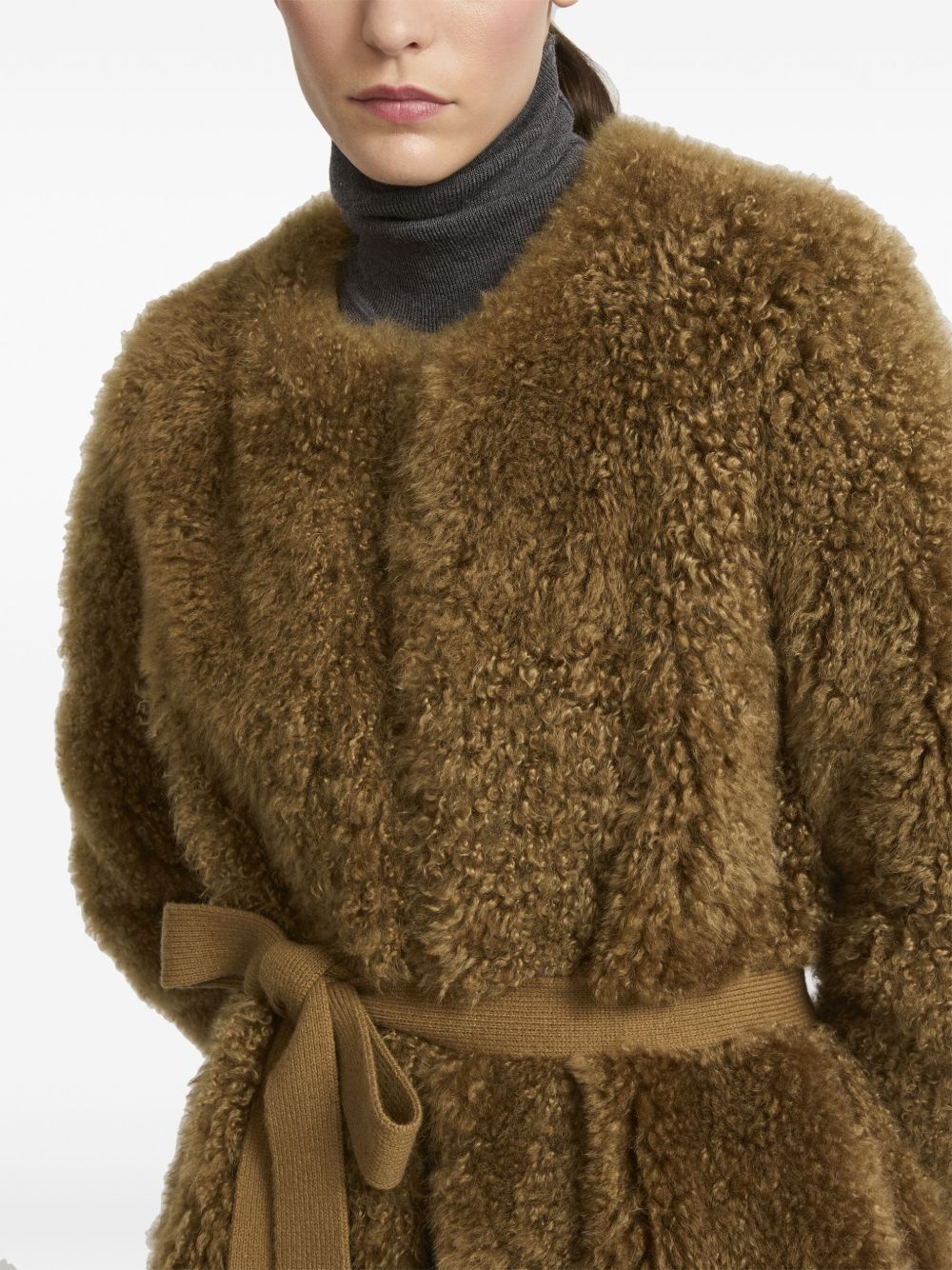 belted coat - 5
