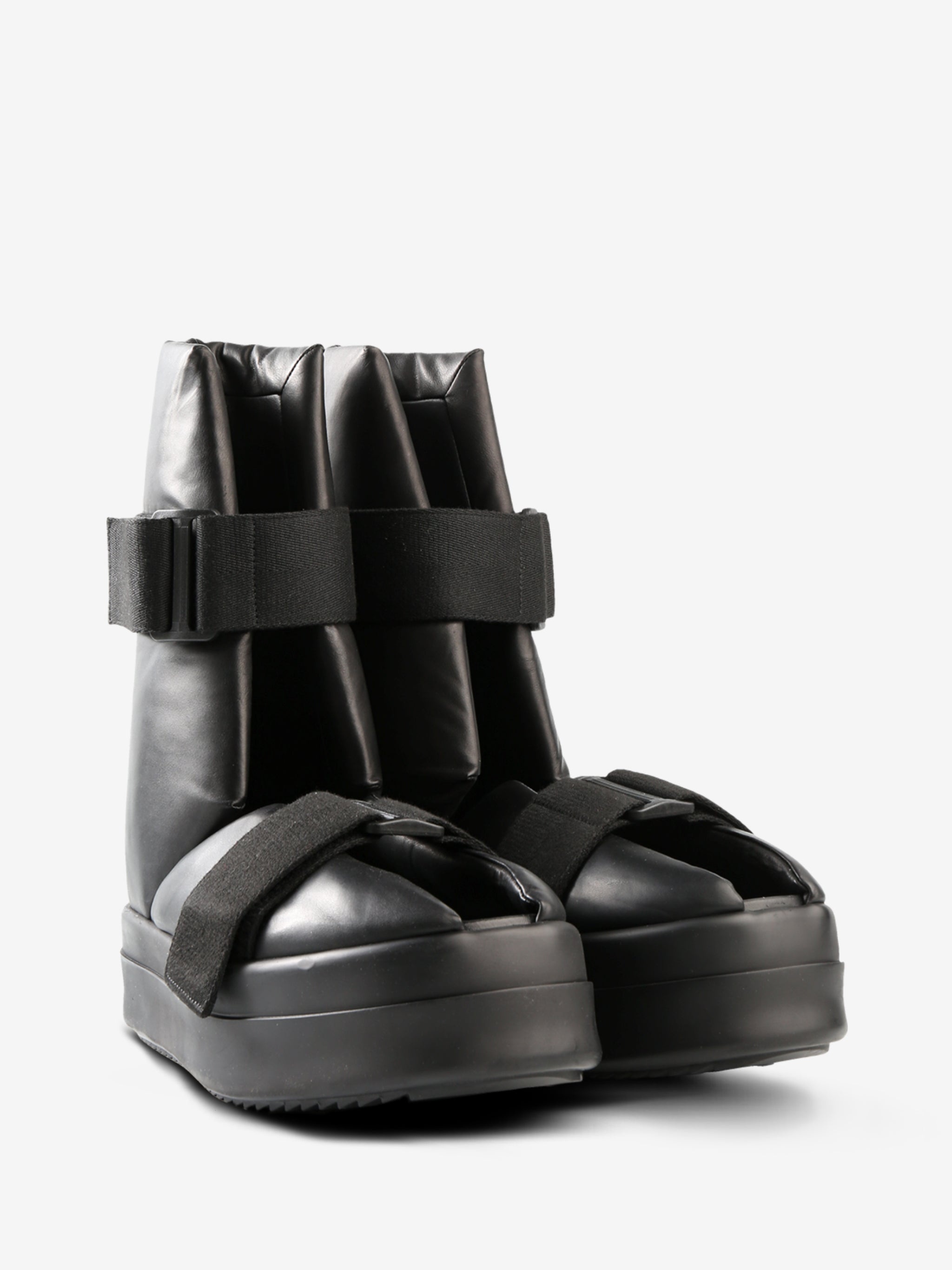 RICK OWENS - Men Stivali In Pelle Imbottiti Splint Sandal - 2