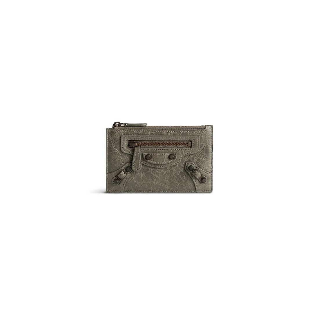Women's Le City Long Coin And Card Holder in Army Green - 1