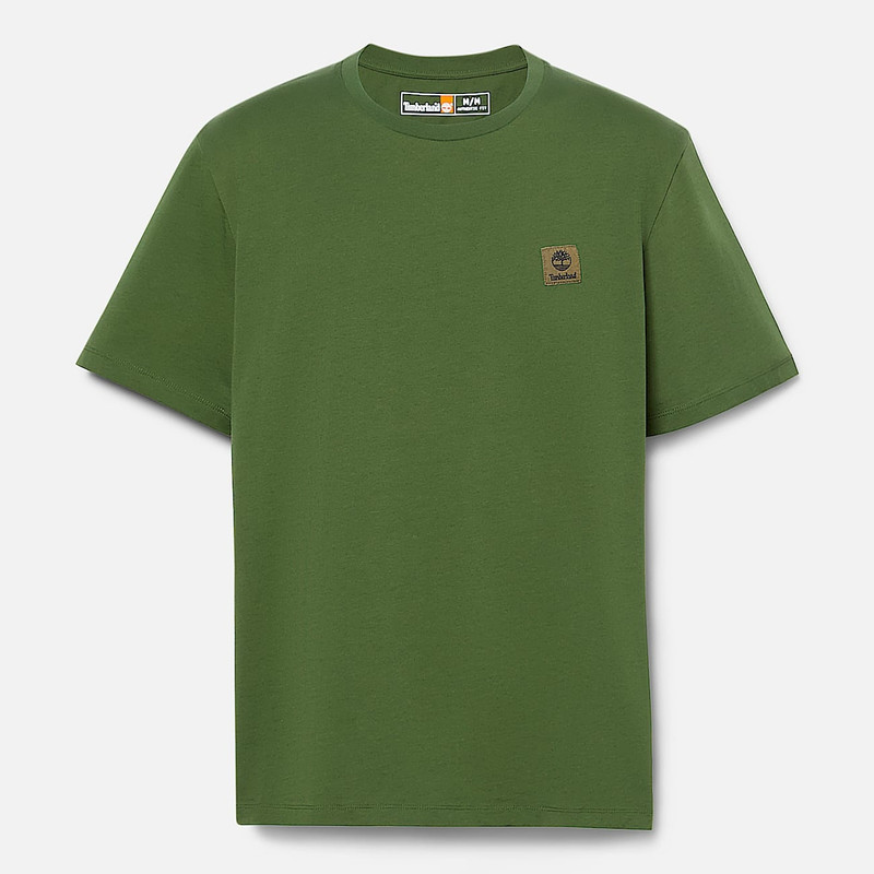 Short Sleeve Woven Badge T-Shirt 1