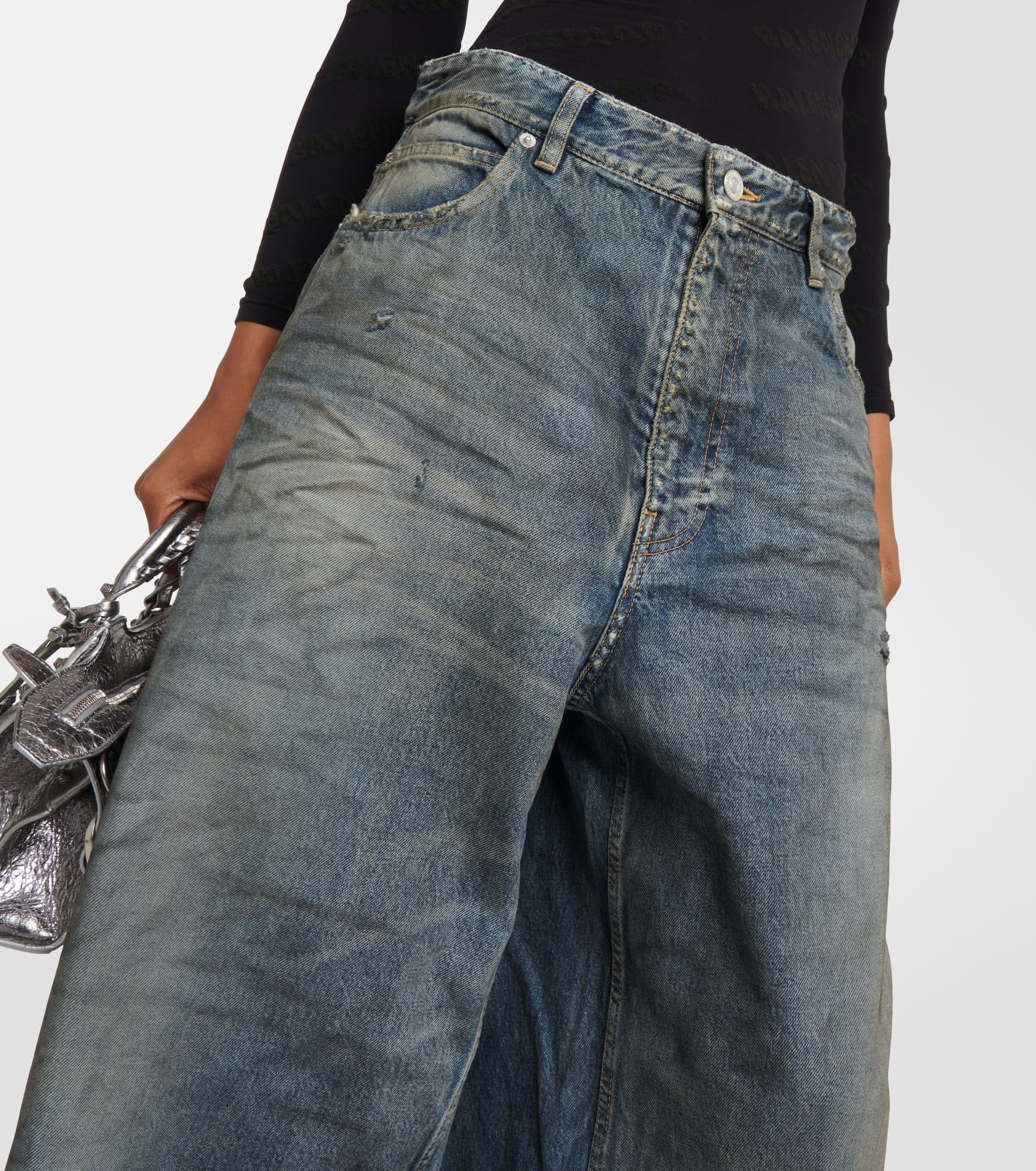 【関税＆送料込み】Balenciaga Washed Maxi Skirt BALENCIAGA Mid-waist denim maxi skirt | mytheresa | REVERSIBLE