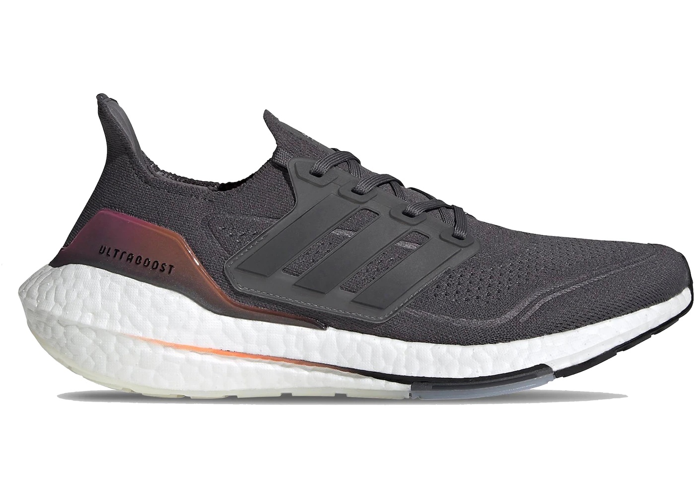 adidas Ultra Boost 21 Grey Screaming Orange - 1